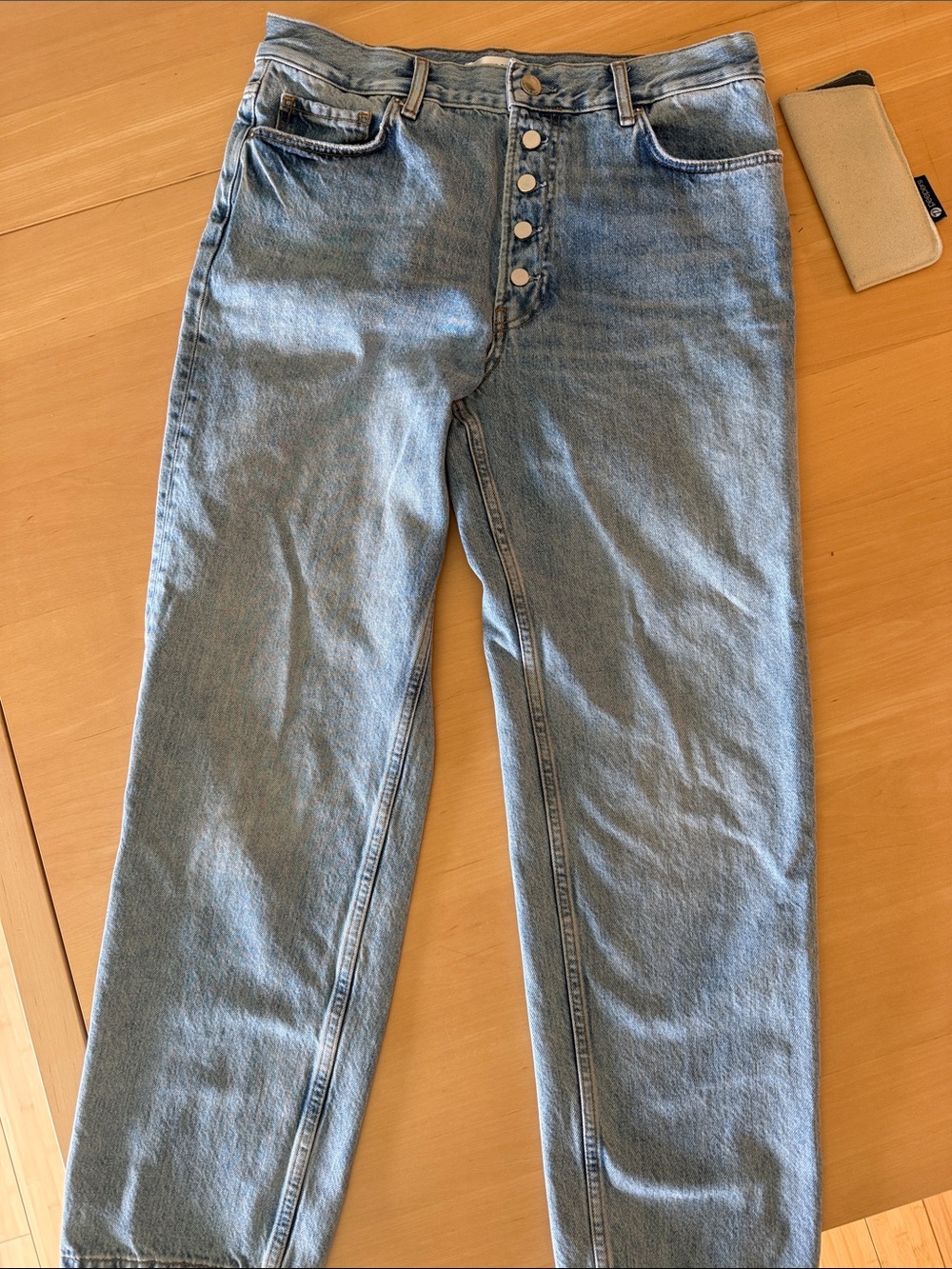 Anine Bing Light Blue Denim Boot Cut Jeans SIZE 28